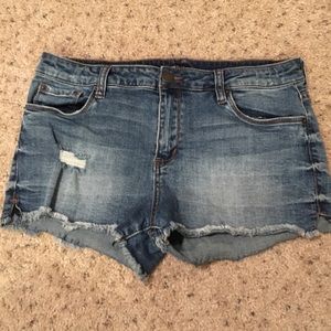 STS Blue Frayed Hem Denim Shorts